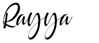 Rayya font