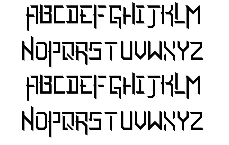 Razor Ephinea font Örnekler