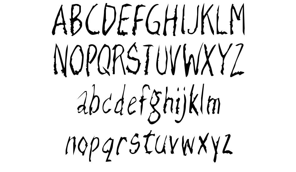 RazorKeen-Regular font specimens