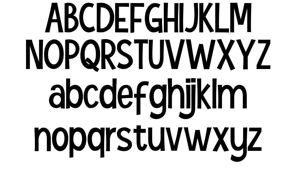 Readzone font specimens