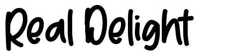 Real Delight font