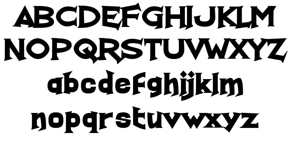 Real Fun Time font specimens