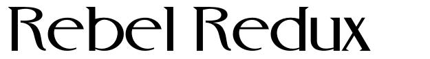 Rebel Redux шрифт