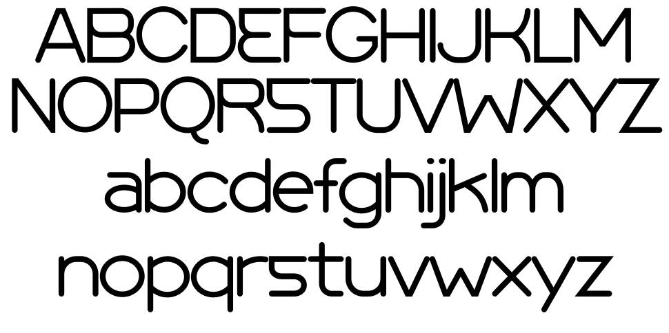 Rebog font specimens