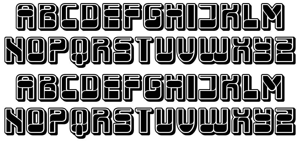 Recinzione font specimens