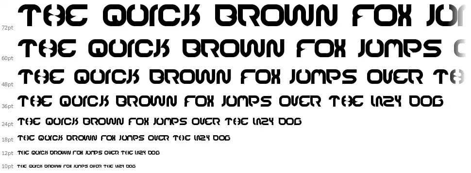 Recognitionfont waterfall