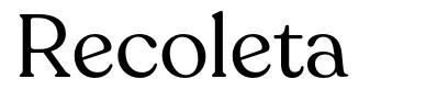 Recoleta шрифт