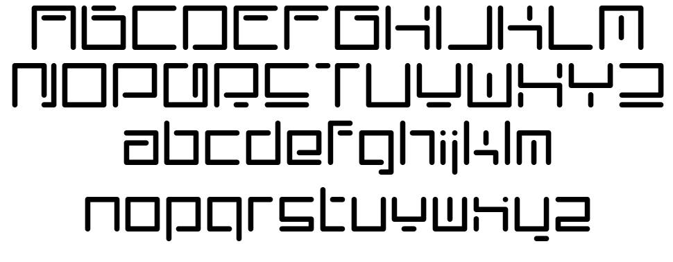 Rectand font specimens