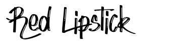 Red Lipstick 字形