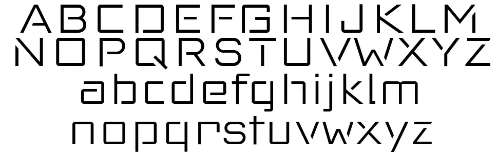 Red Thinkerfont specimens