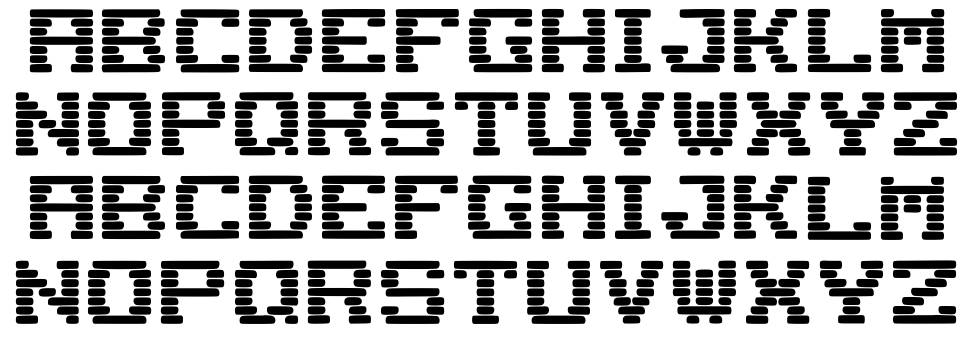 Redactor font specimens