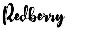 Redberry font