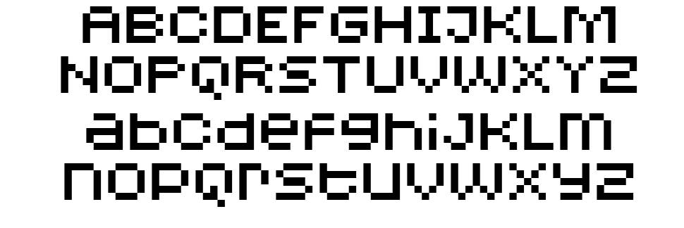 Redensek フォント 標本