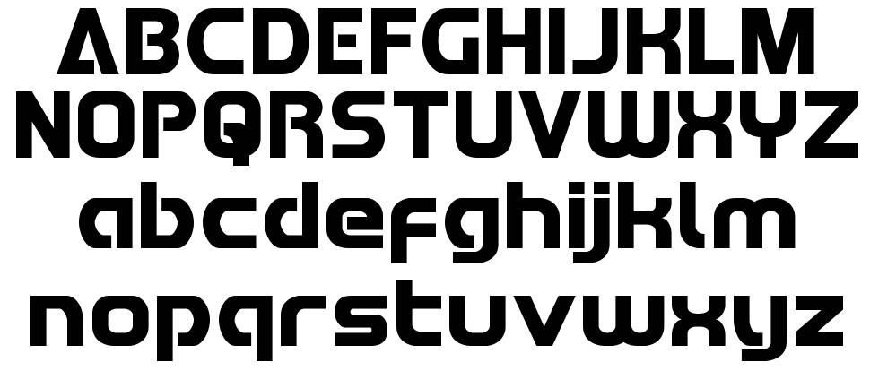 Redline font specimens