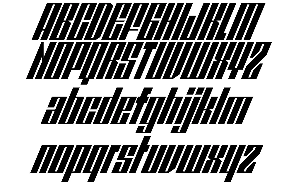 Redpowerfont specimens
