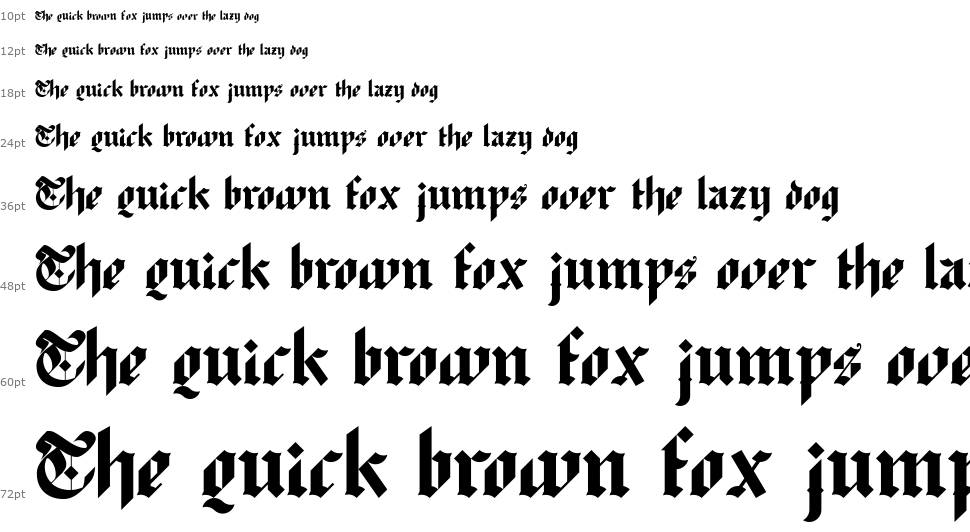 Redro font Şelale