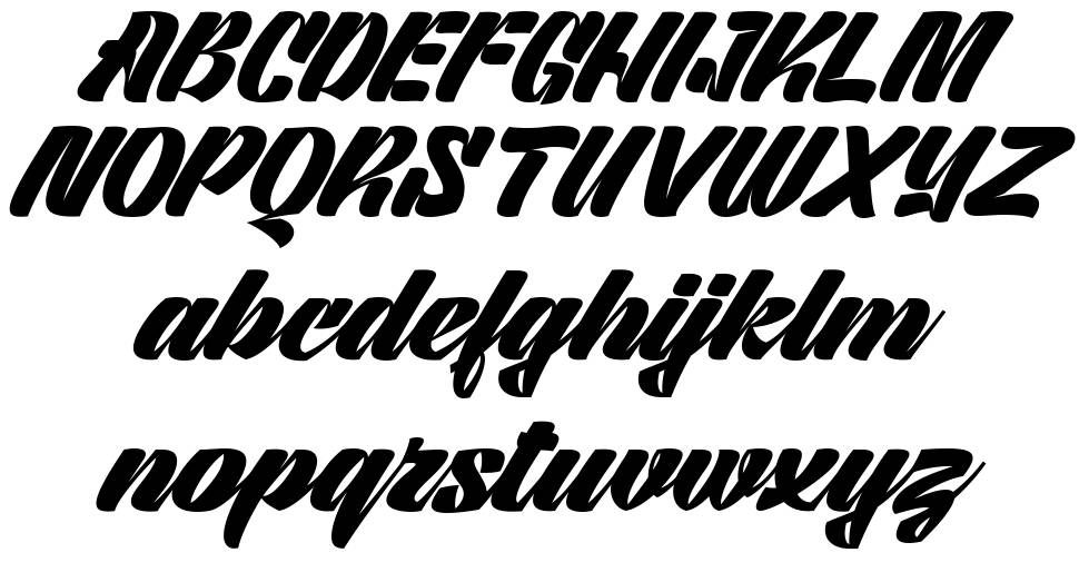 Redshine Script font Örnekler