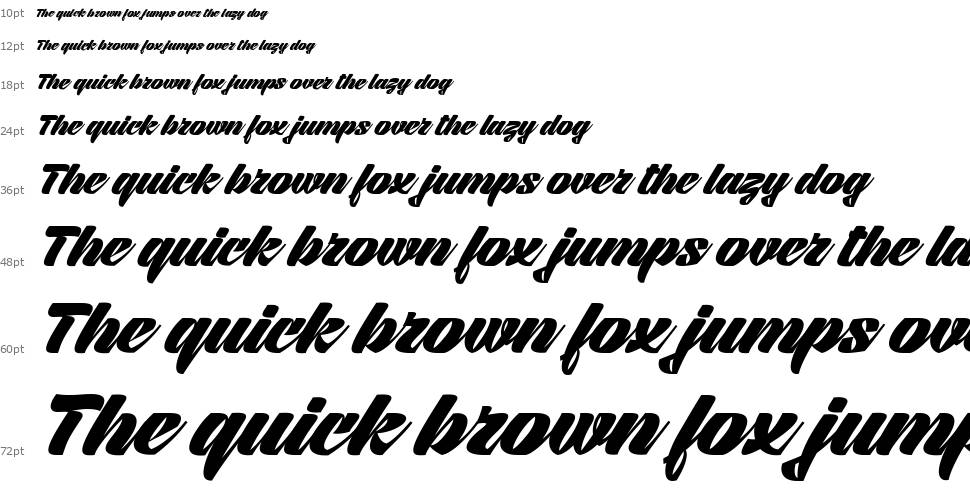 Redshine Script font Şelale