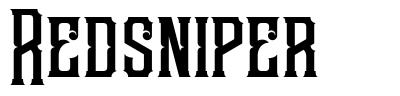 Redsniper шрифт