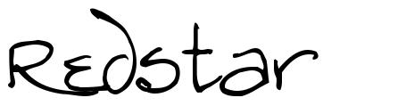 Redstar шрифт