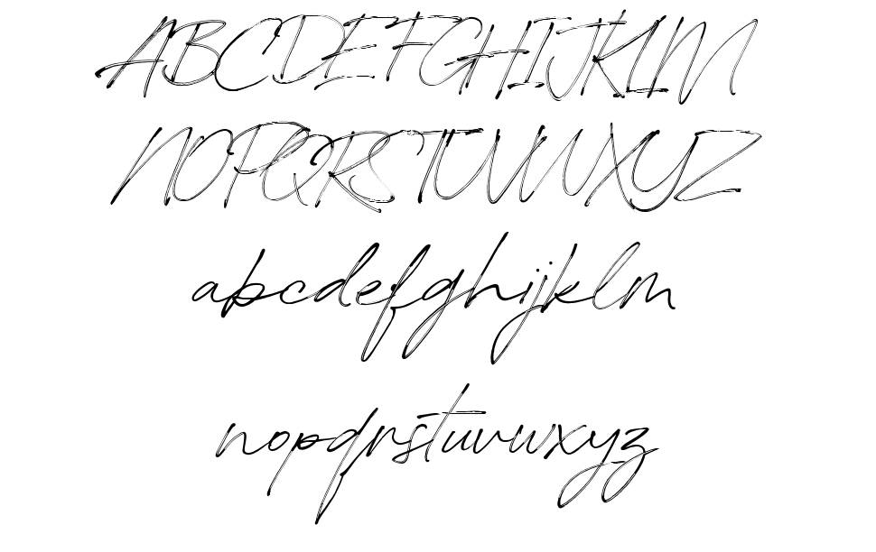 Redstock Script font Örnekler