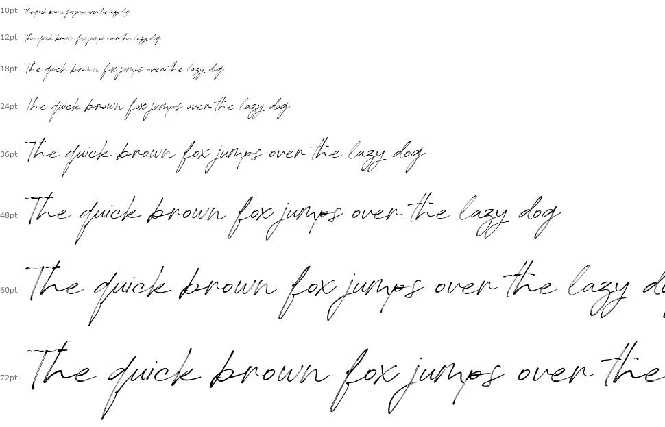 Redstock Script font Şelale