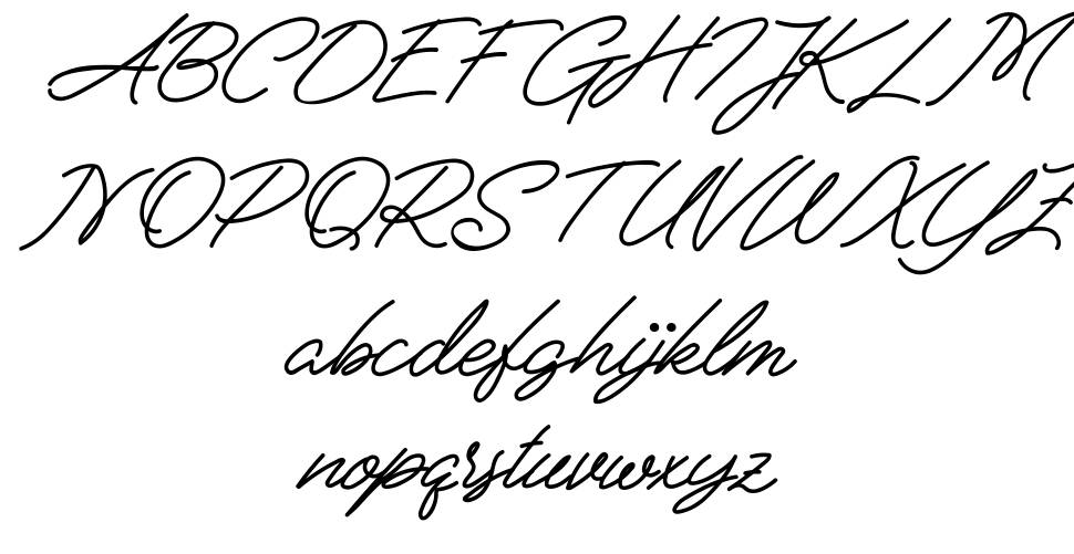 Reffinaya font specimens