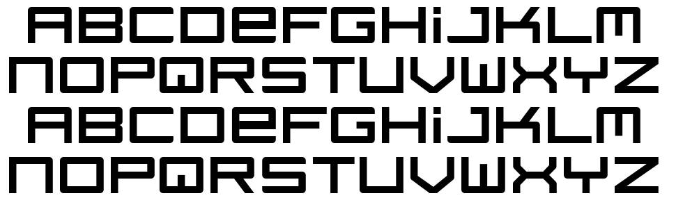 Regata 字形 标本