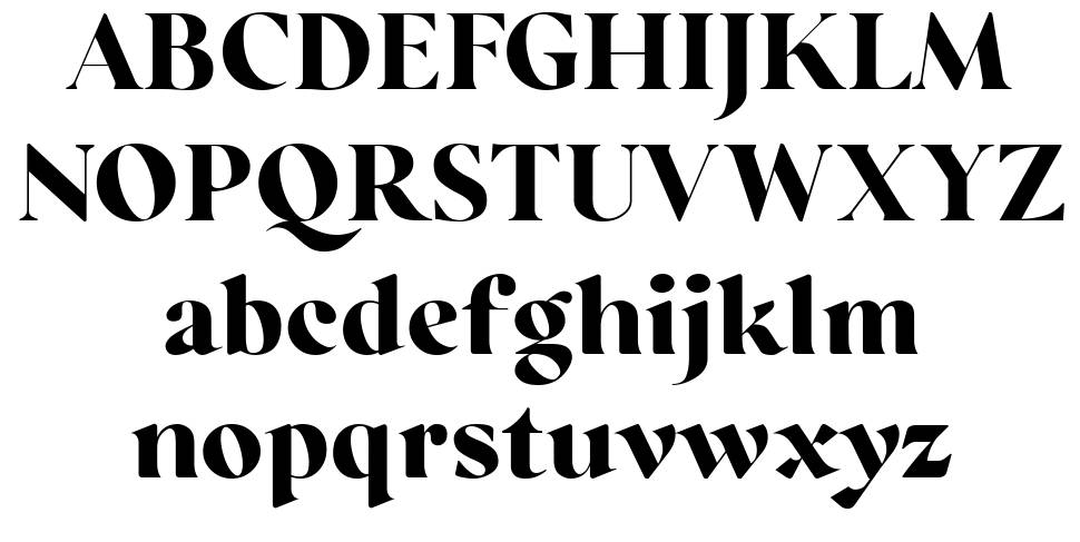Regatto font Örnekler