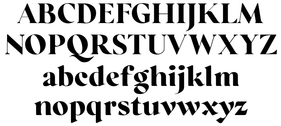 Regattofont specimens