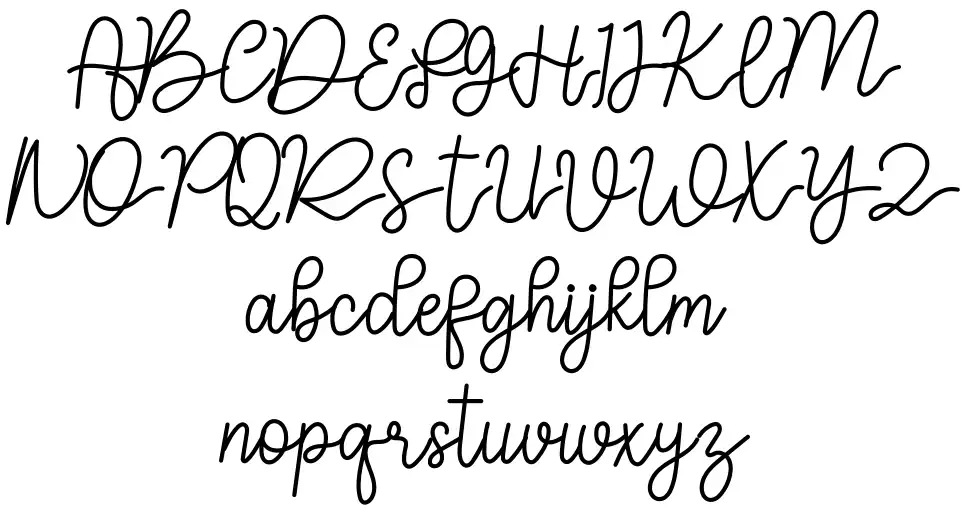 Reggitta Signature schriftart