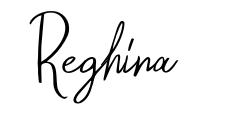 Reghina шрифт