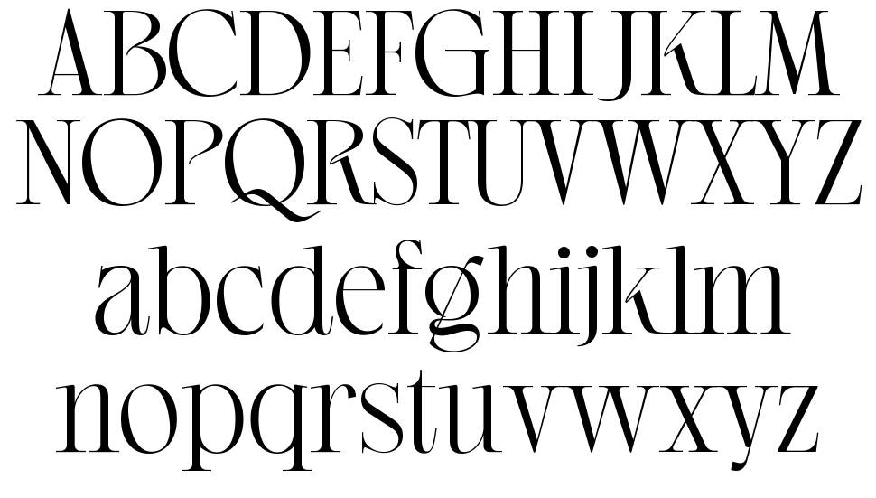 Regista Grande font specimens