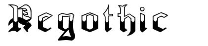 Regothic font