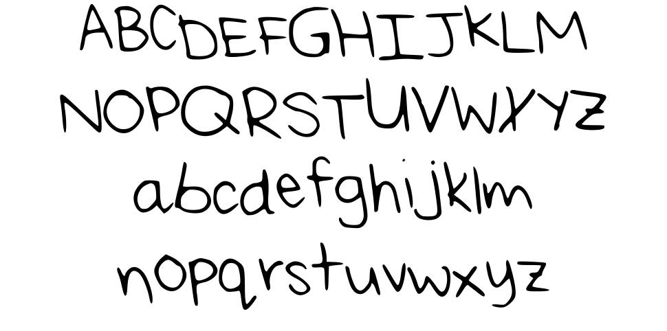 Rei's Handwriting font specimens