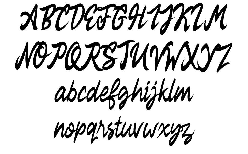 Rekyoto font Örnekler