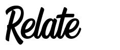 Relate font