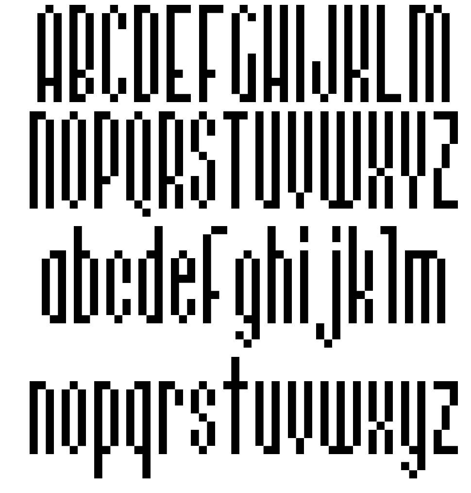 Relativity font specimens