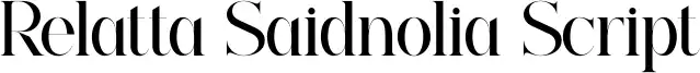 Relatta Saidnolia Script