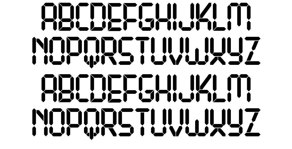Remaster font specimens