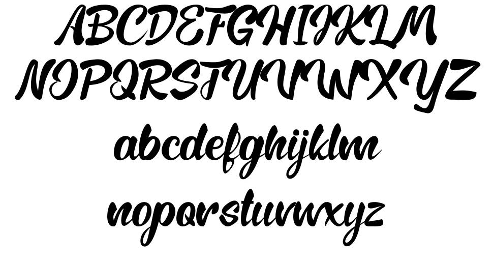 Rembow font