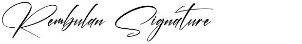Rembulan Signature