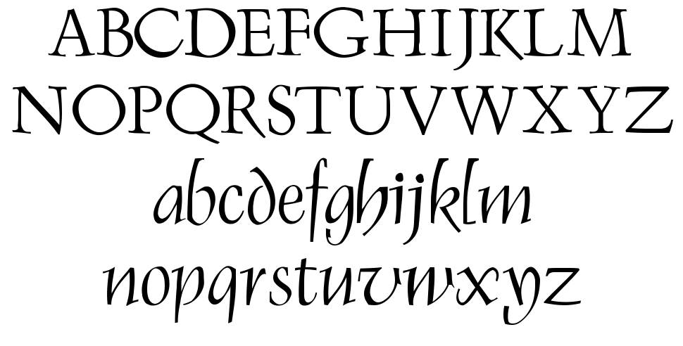 Renaiss Italic font specimens