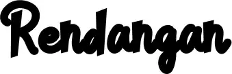 Rendangan schriftart