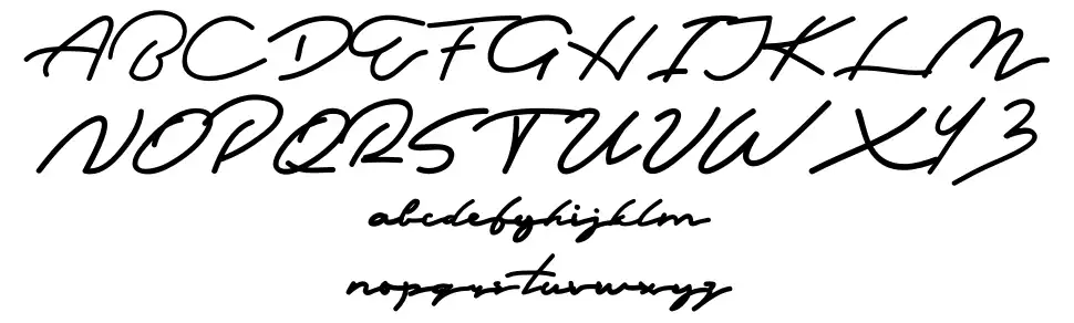 Rendering font specimens