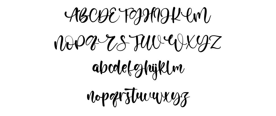 Renesmee font specimens