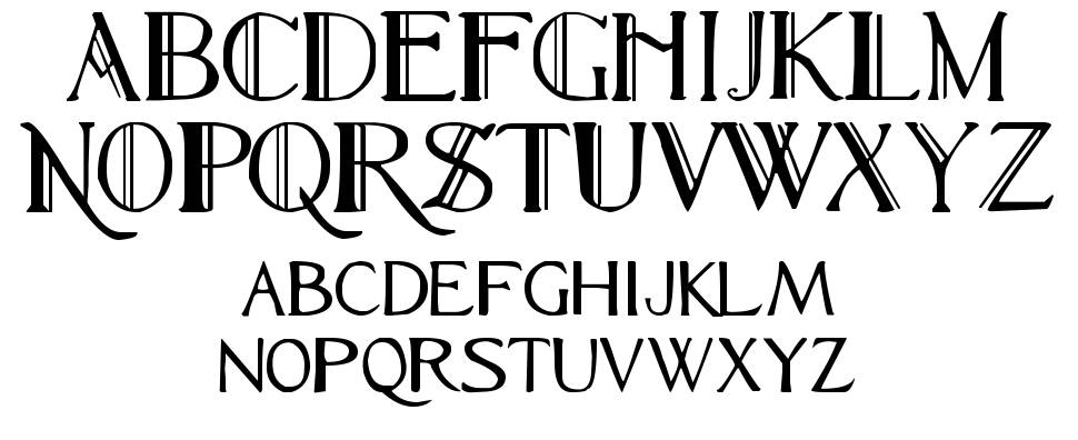 Renny Hybrid font specimens