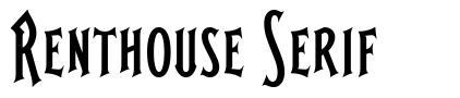 Renthouse Serif font