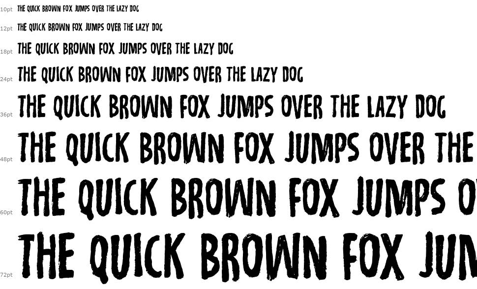 Repetition font Waterfall