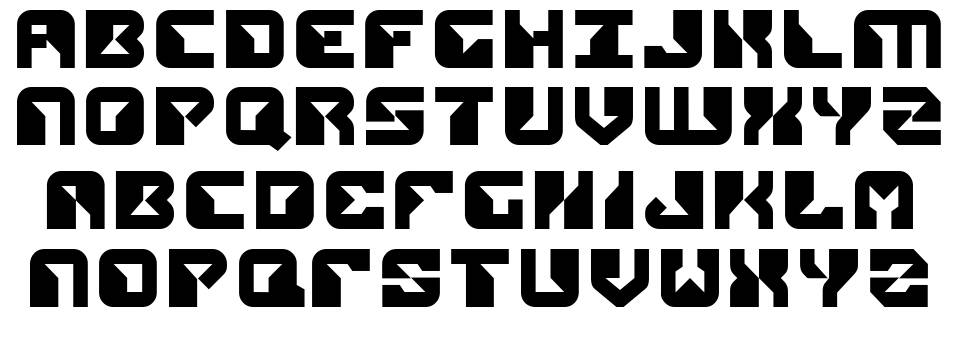 Replicant font Örnekler